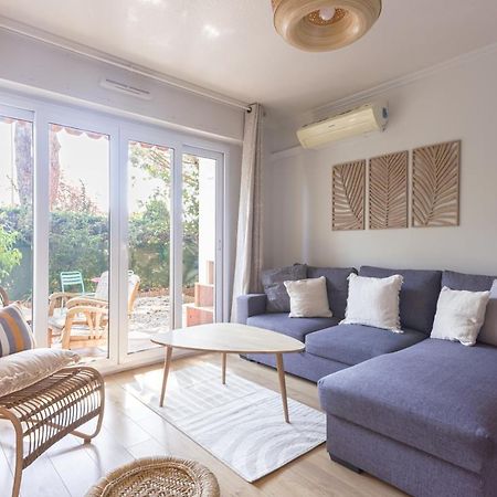 Beauvallon Plage - Magnifique T2 Avec Jardin, Proche Centre, Mer Antibes Exterior foto